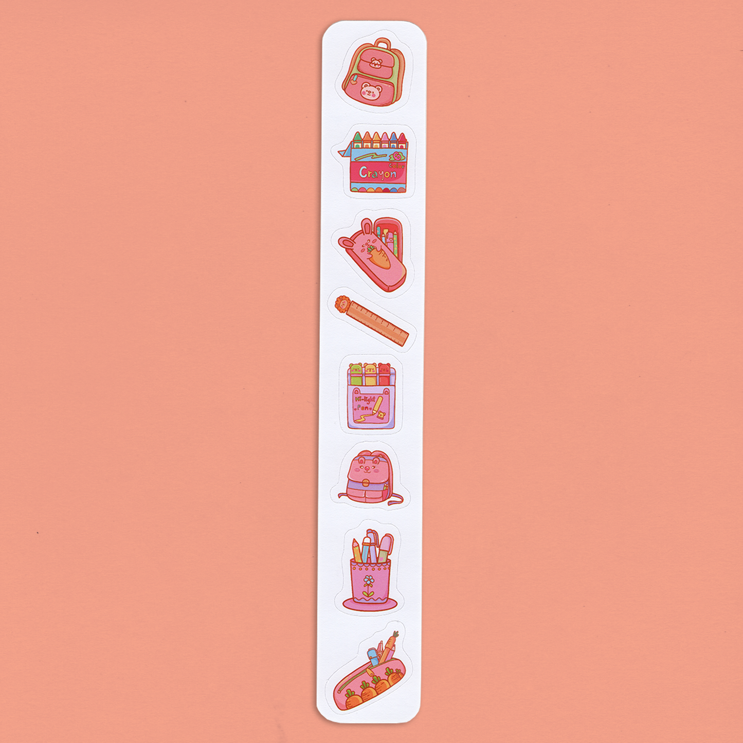 Mini tarra-arkki - Söpöt koulutarvikkeet