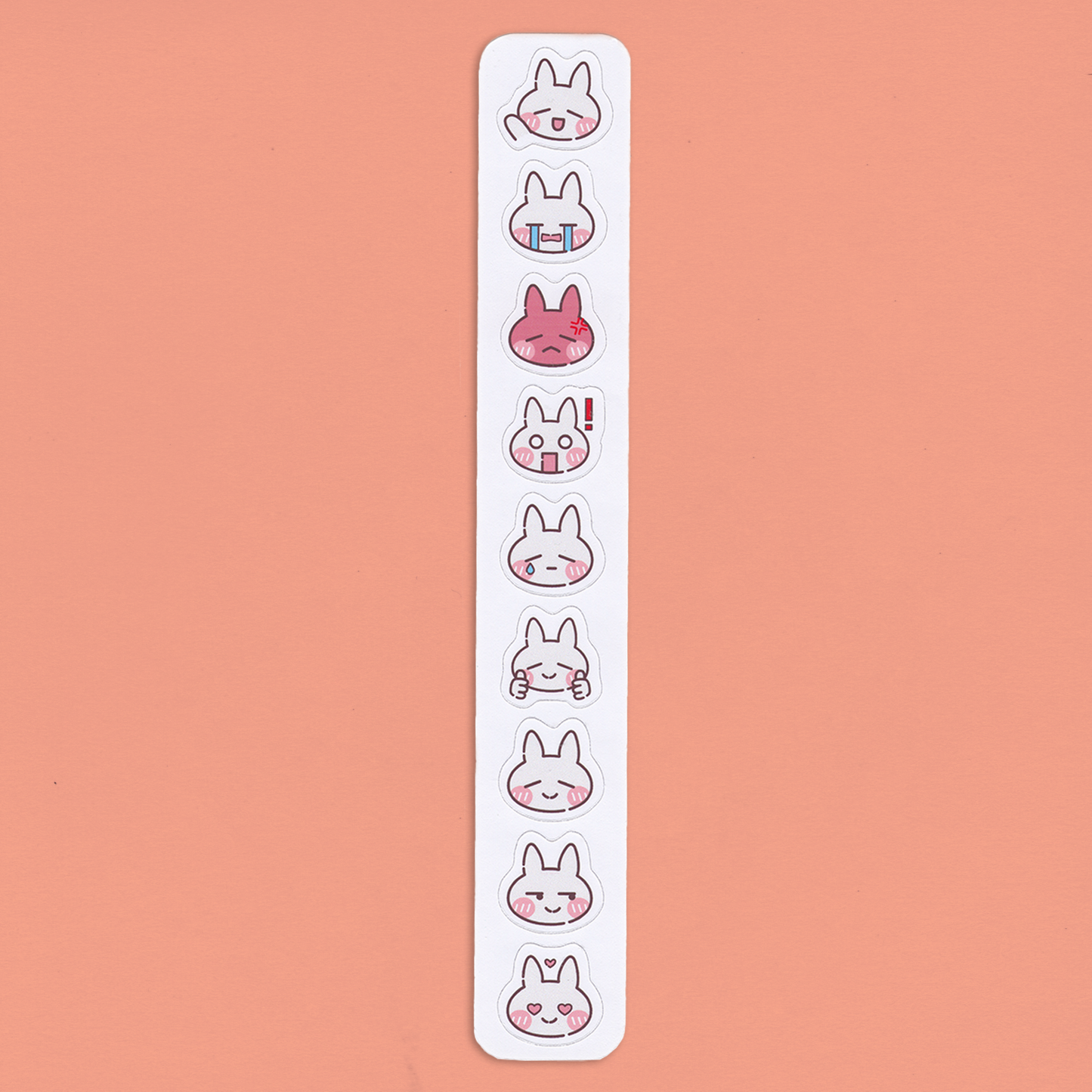 Mini tarra-arkki - Söpö pupu ja mielialat