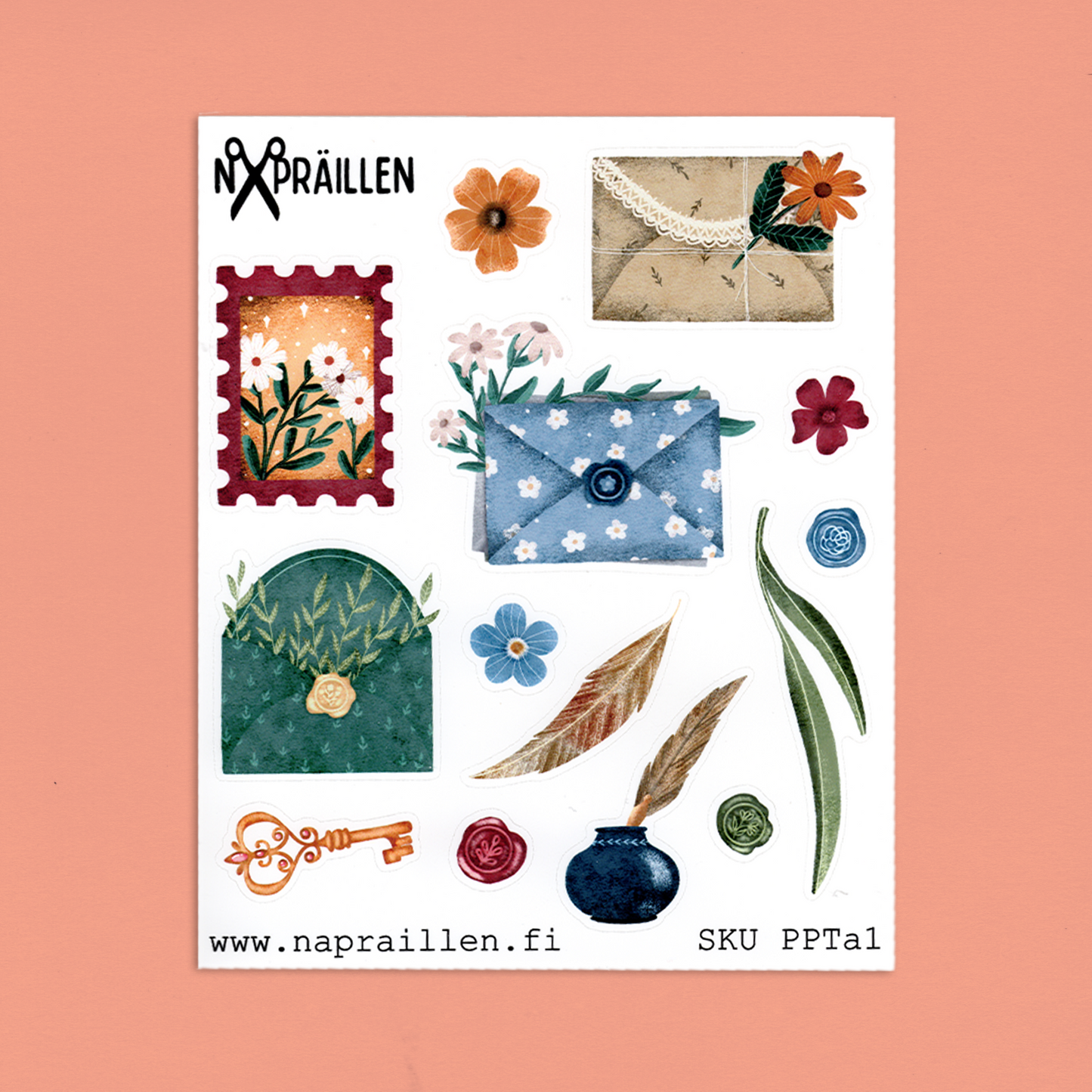 Tarra-arkki - Vintage kirjeitä ja kukkia vol. 1