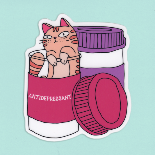Die-Cut tarra – Antidepressant