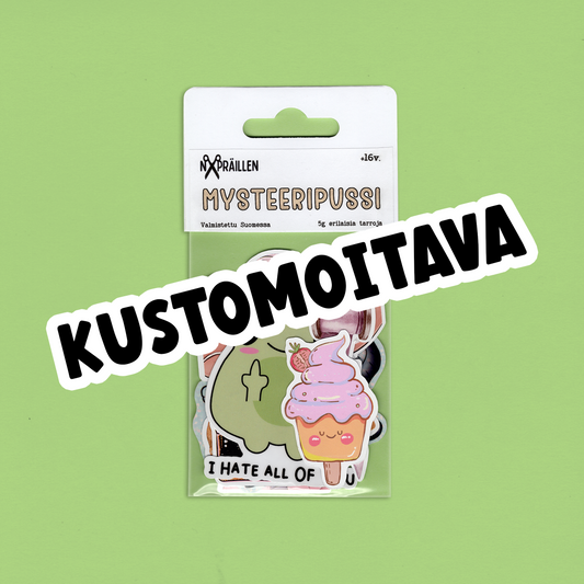 Kustomoitava Mysteeripussi - Tarrat